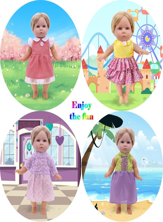 MLcnleS Girl Doll Clothes - 6 Complete Set 12 Inch Dolls Clothing Accessories for 12 13 14 Inch Dolls Clothes - Image 5